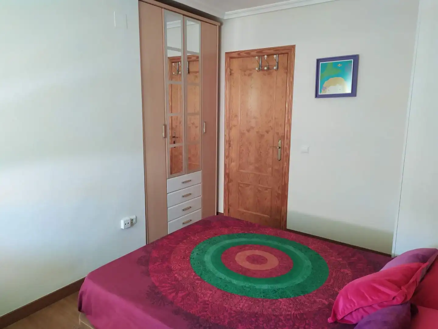 Bedroom of Flat for share in Alicante / Alacant  with Air Conditioner, Parquet flooring and Swimming Pool
