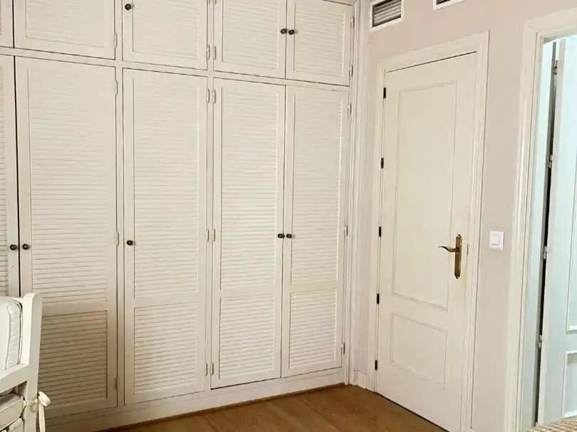 Bedroom of Flat for rent in Montijo  with Air Conditioner, Heating and Parquet flooring