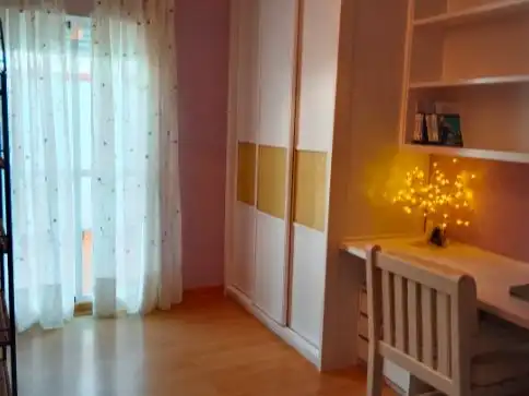 Bedroom of Flat for rent in Montijo  with Air Conditioner, Heating and Parquet flooring