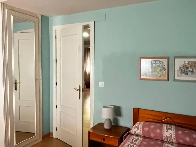 Bedroom of Flat for rent in Montijo  with Air Conditioner, Heating and Parquet flooring