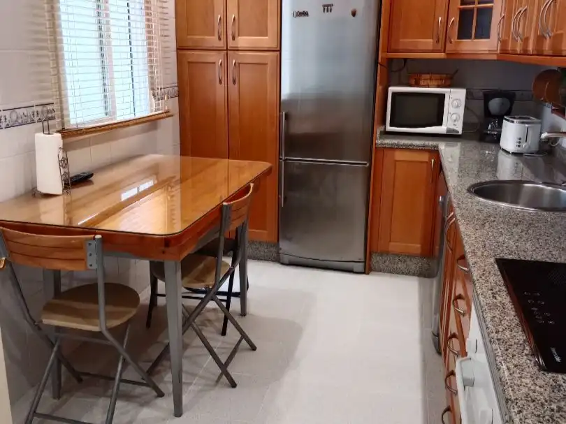 Kitchen of Flat for rent in Montijo  with Air Conditioner, Heating and Parquet flooring