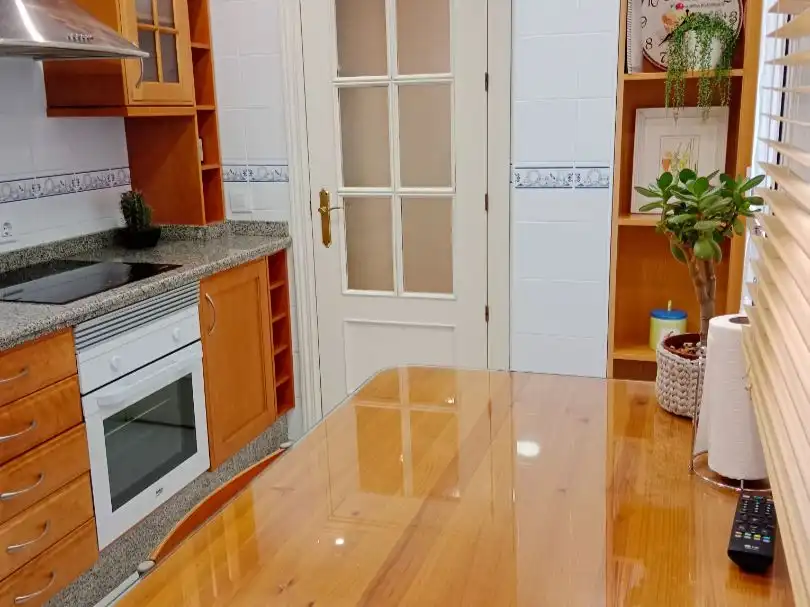 Kitchen of Flat for rent in Montijo  with Air Conditioner, Heating and Parquet flooring