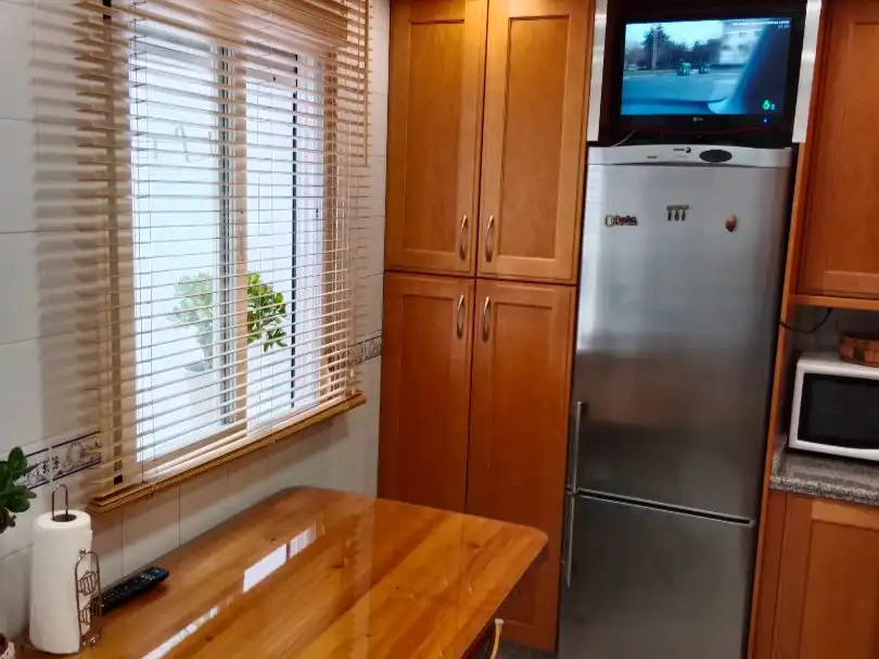 Kitchen of Flat for rent in Montijo  with Air Conditioner, Heating and Parquet flooring