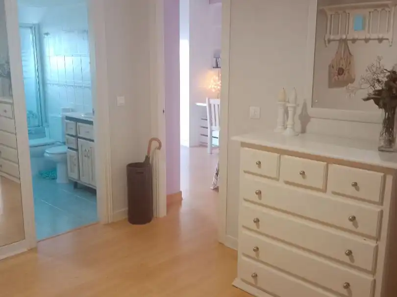 Bedroom of Flat for rent in Montijo  with Air Conditioner, Heating and Parquet flooring