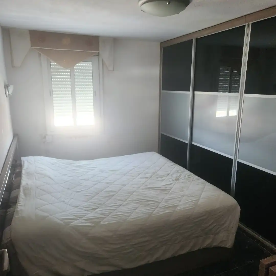 Bedroom of Flat for sale in L'Hospitalet de Llobregat  with Air Conditioner and Balcony