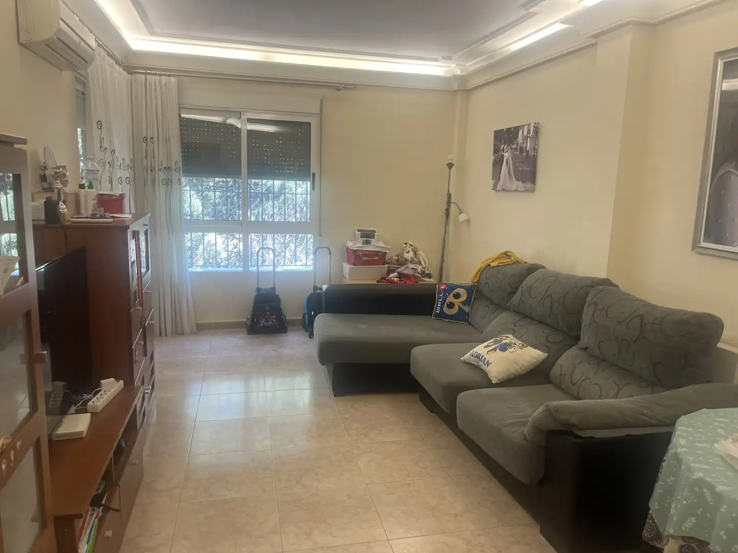 Living room of Flat for sale in Alcantarilla  with Air Conditioner, Heating and Terrace