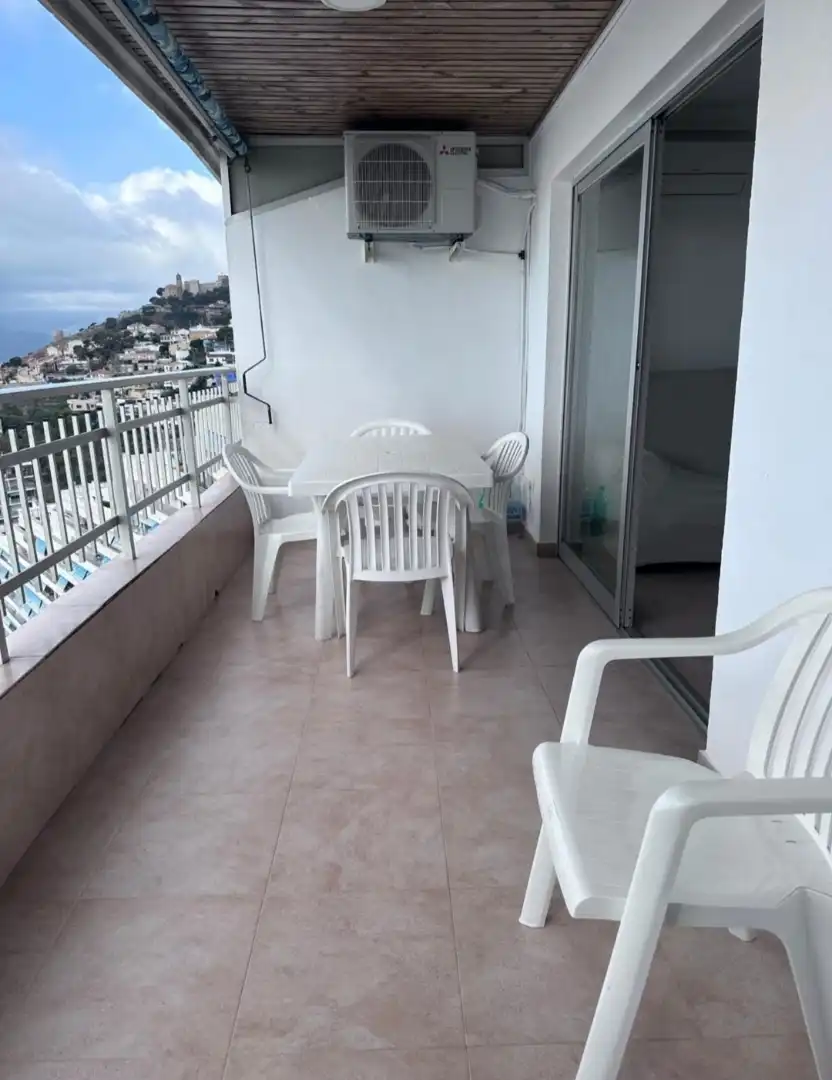 Terrace of Apartments for rent in Cullera  with Air Conditioner, Furnished and Oven