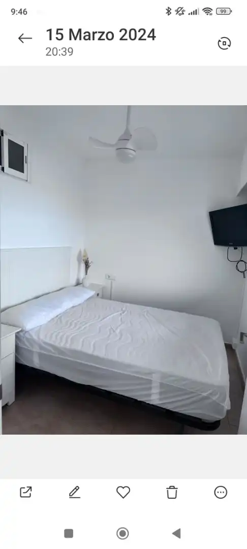 Bedroom of Apartments for rent in Cullera  with Air Conditioner, Furnished and Oven