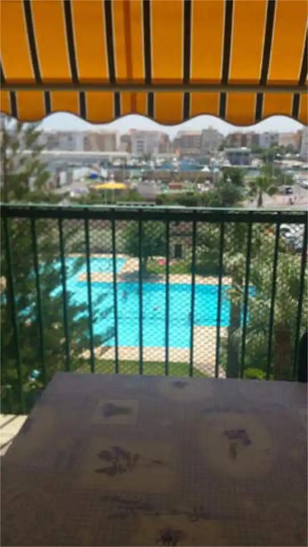 Piscina de Piso de alquiler en Gandia con Jardín privado, Terraza y Piscina