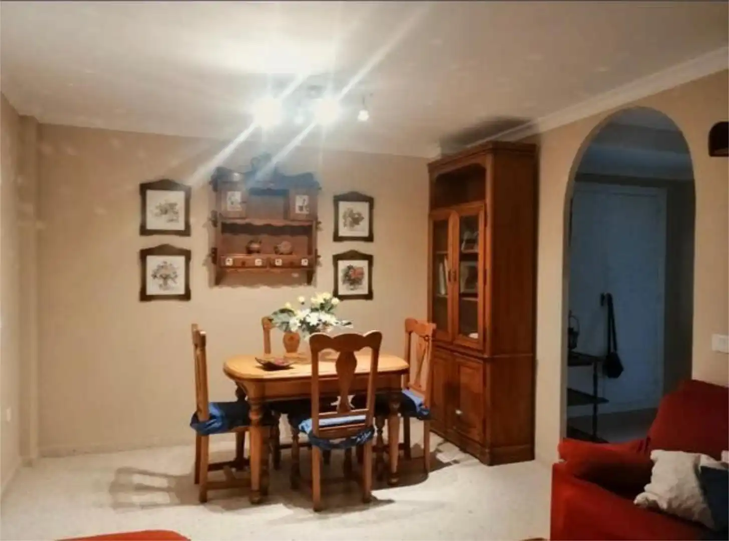 Dining room of Houses for rent in Algeciras  with Private garden, Furnished and Pets allowed