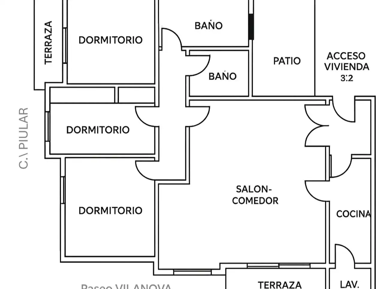 Piso en venta en Passeig de Vilanova, 22, Santa Maria - L'Eixample - Sud Sumella Piso en venta en Passeig de Vilanova, 22, Santa Maria - L'Eixample - Sud Sumella