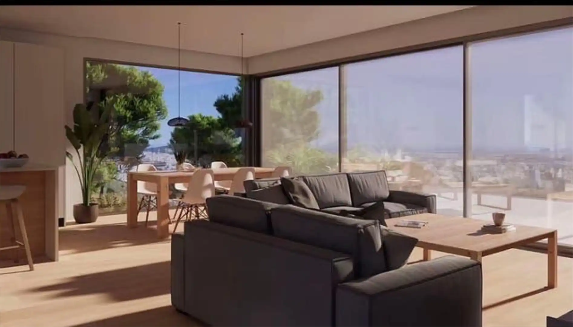 Casa o chalet en venta en Finestrelles Sala de estar de Casa o chalet en venta en Esplugues de Llobregat con Calefacción, Jardín privado y Terraza