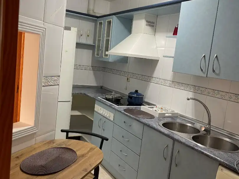 Apartamento de alquiler en Calle Texas, 25, Aguadulce Norte Cocina de Apartamento de alquiler en Roquetas de Mar con Amueblado y Parking comunitario