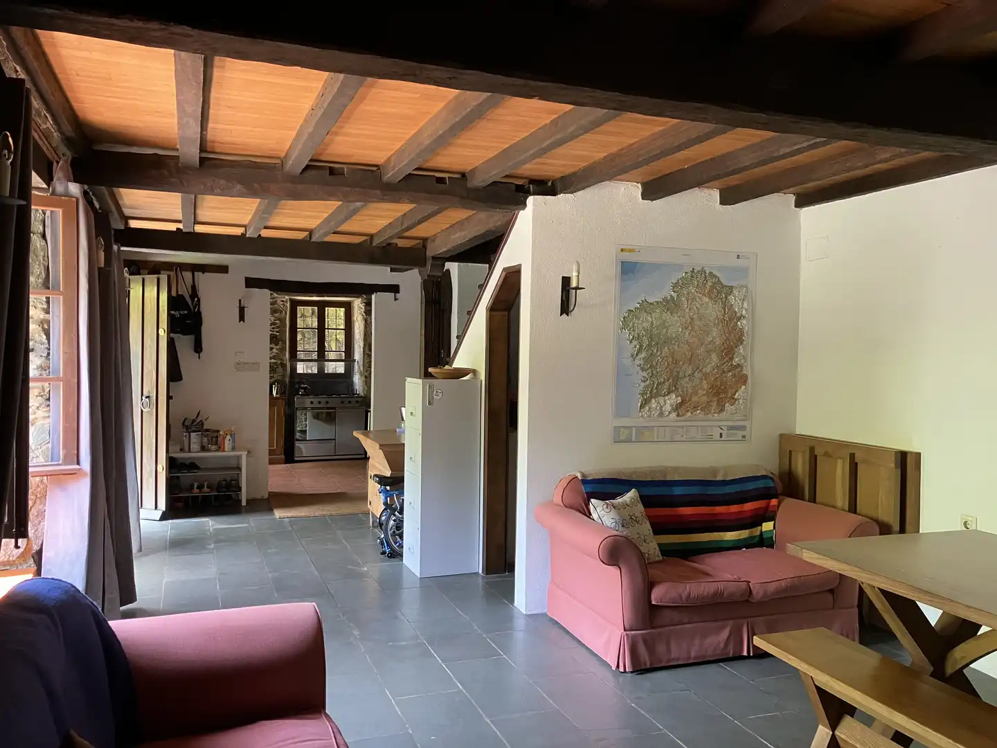 Finca rústica en venta en Vila de Cruces Sala de estar de Finca rústica en venta en Vila de Cruces con Calefacción, Jardín privado y Parquet