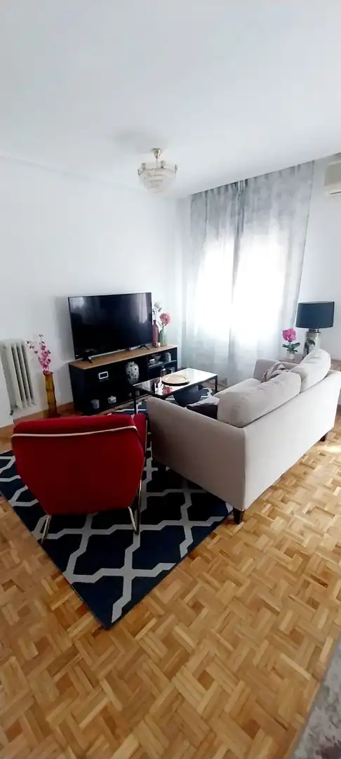 Flat for sale in Calle de Sánchez Barcáiztegui, 31, Pacífico Living room of Flat for sale in Madrid Capital with Terrace