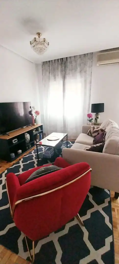 Piso en venta en Calle de Sánchez Barcáiztegui, 31, Pacífico Sala de estar de Piso en venta en Madrid Capital con Terraza