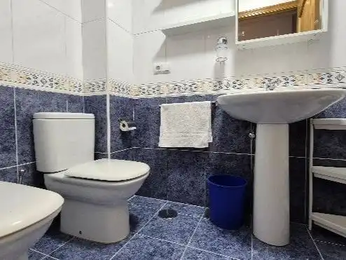 Baño de Piso para compartir en Ourense Capital  con Calefacción, Parquet y Amueblado