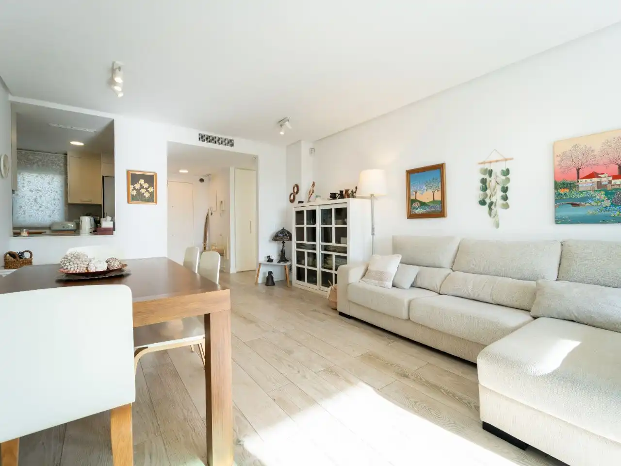 Flat for sale in Carrer de Ramon Llull, 11, Santa Eulària des Riu Living room of Flat for sale in Santa Eulària des Riu with Air Conditioner, Terrace and Swimming Pool