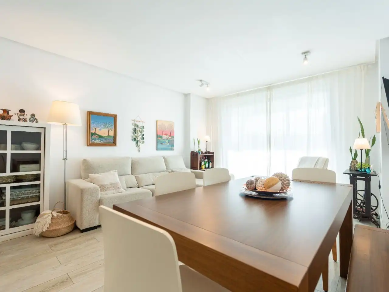 Flat for sale in Carrer de Ramon Llull, 11, Santa Eulària des Riu Living room of Flat for sale in Santa Eulària des Riu with Air Conditioner, Terrace and Swimming Pool