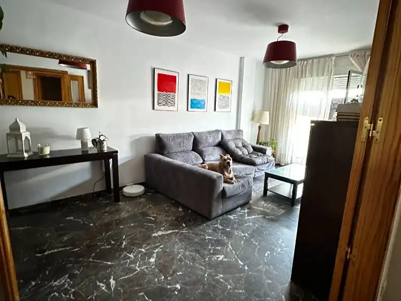 Sala d'estar de Pis en venda en Churriana de la Vega amb Balcó