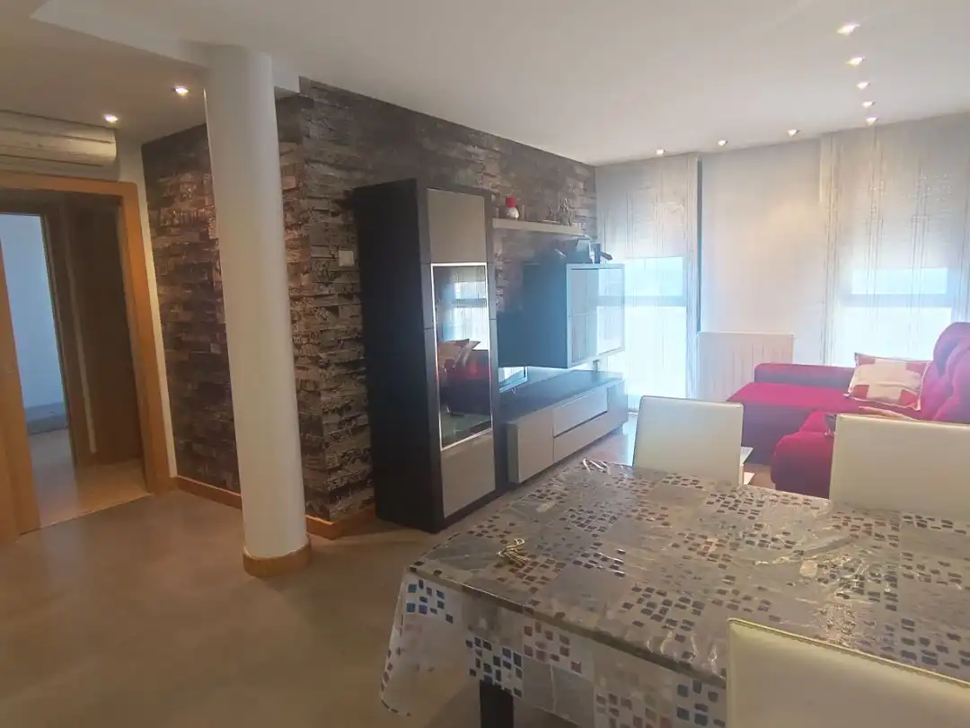 Living room of Flat for sale in Ablitas  with Air Conditioner, Heating and Parquet flooring