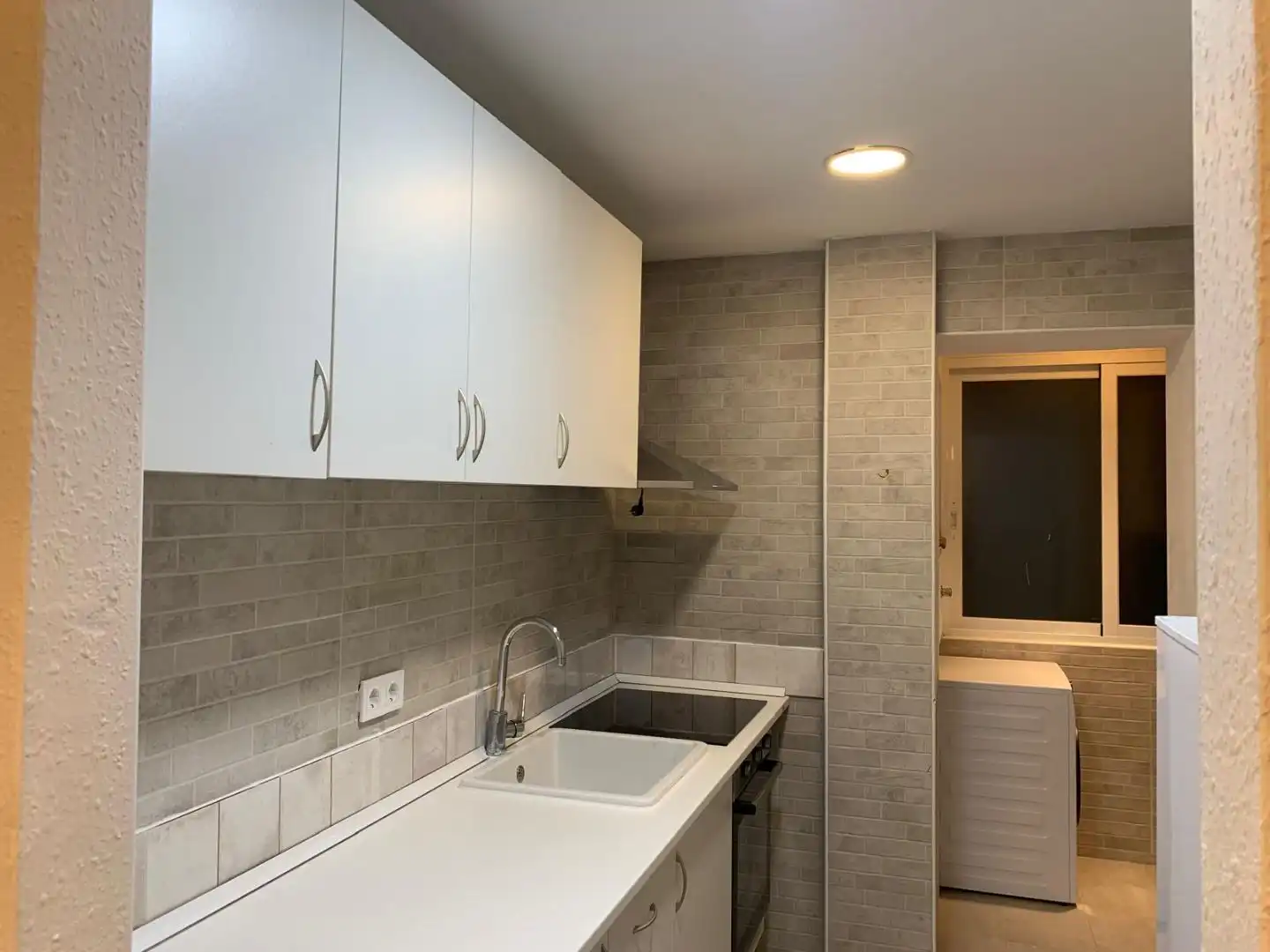 Cocina de Piso de alquiler en Málaga con Terraza y Amueblado