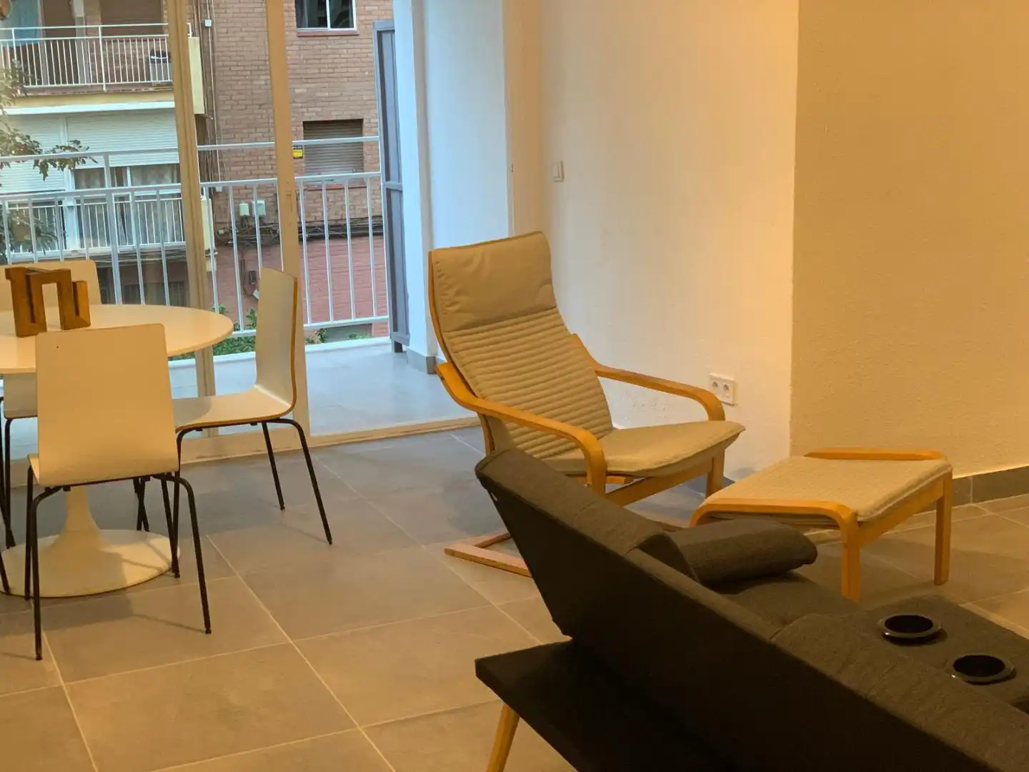 Sala de estar de Piso de alquiler en Málaga con Terraza y Amueblado