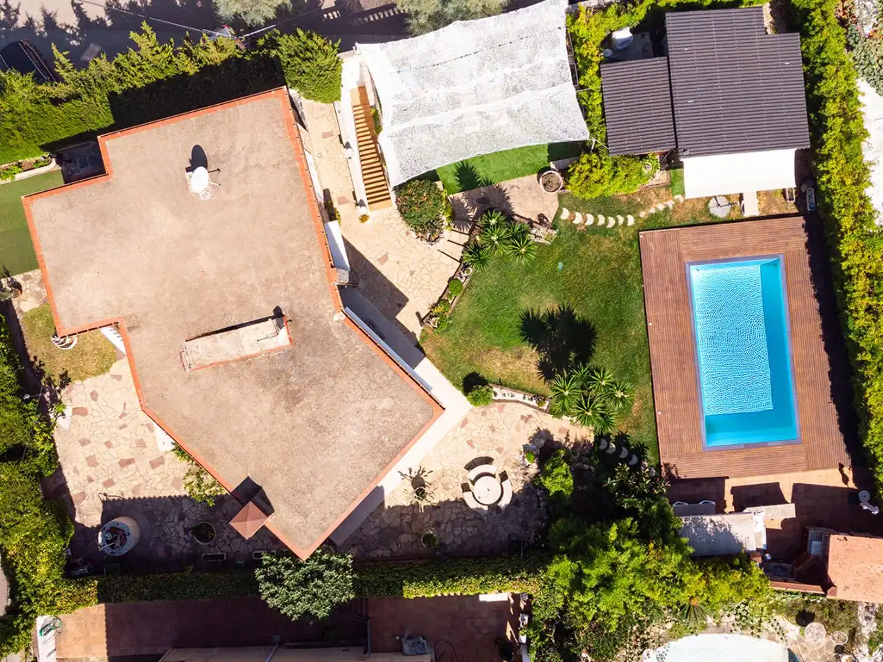 Casa o chalet de alquiler en Alella Jardín de Casa o chalet de alquiler en Alella con Aire acondicionado, Terraza y Piscina