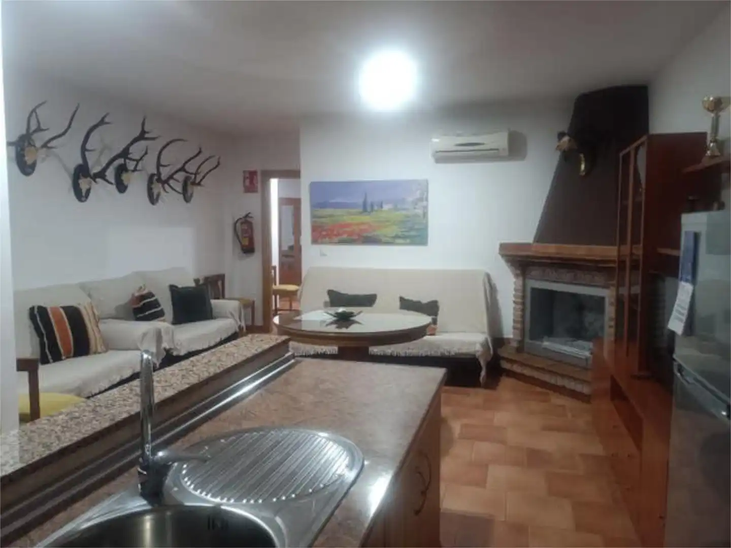 Sala de estar de Apartamento de alquiler en La Iruela con Calefacción, Jardín privado y Terraza