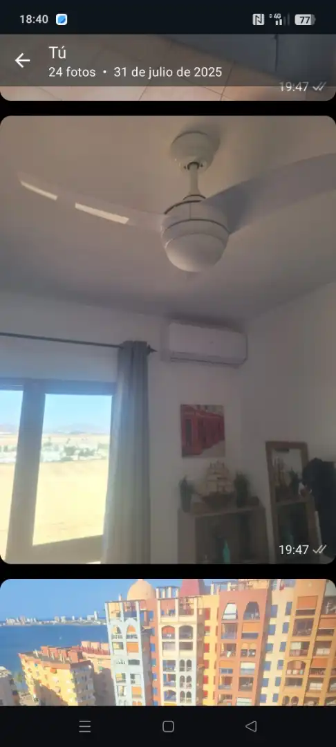 Piso de alquiler en Avenida Julietta Orbaiceta, 29, Playa Honda - Playa Paraíso Habitación de Piso de alquiler en Cartagena con Terraza, Piscina y Amueblado