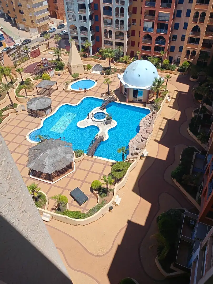 Piso de alquiler en Avenida Julietta Orbaiceta, 29, Playa Honda - Playa Paraíso Piscina de Piso de alquiler en Cartagena con Terraza, Piscina y Amueblado