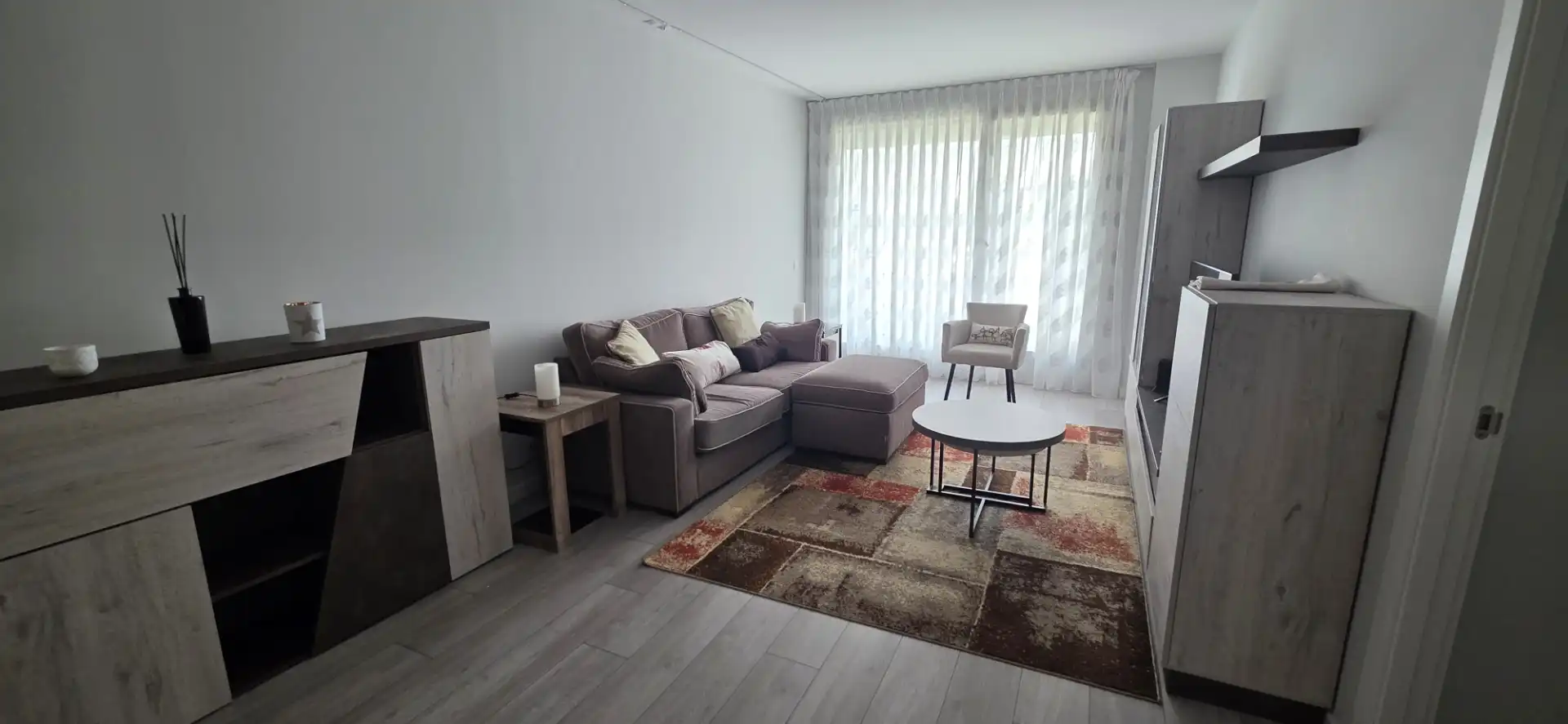 Living room of Flat for rent in Urduliz  with Heating, Parquet flooring and Storage room