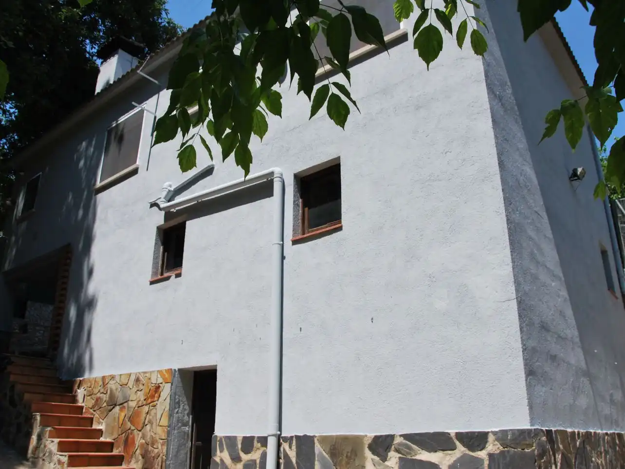 Vista exterior de Casa o chalet en venta en Sant Feliu de Buixalleu con Aire acondicionado, Calefacción y Jardín privado