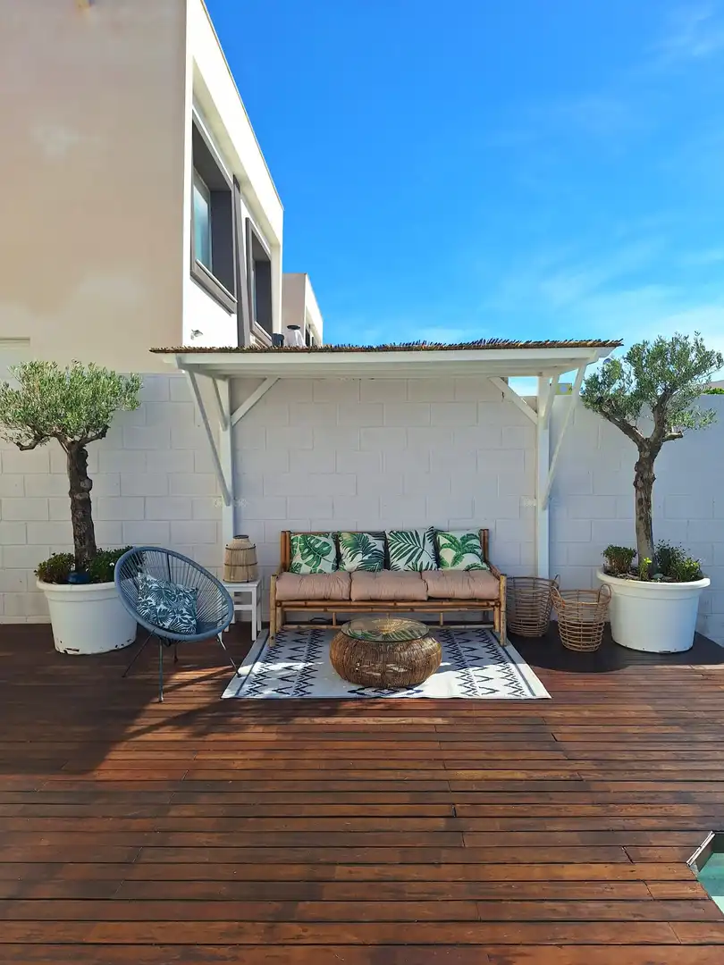 Casa o chalet de alquiler en Carrer Ventura Selva Gonzalez, 9, Monte y Mar Terraza de Casa o chalet de alquiler en Santa Pola con Aire acondicionado, Terraza y Piscina