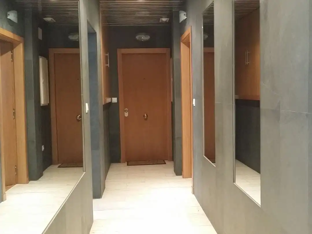 Bathroom of Flat for rent in Marín  with Heating, Parquet flooring and Storage room