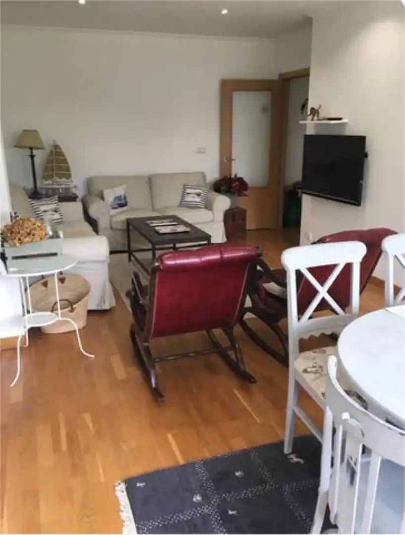 Sala de estar de Piso de alquiler en Bueu con Calefacción y Amueblado