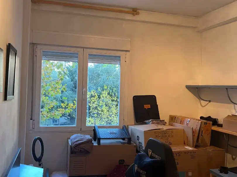 Schlafzimmer von Wohnung zur Miete in Madrid mit Heizung, Parkett und Möbliert