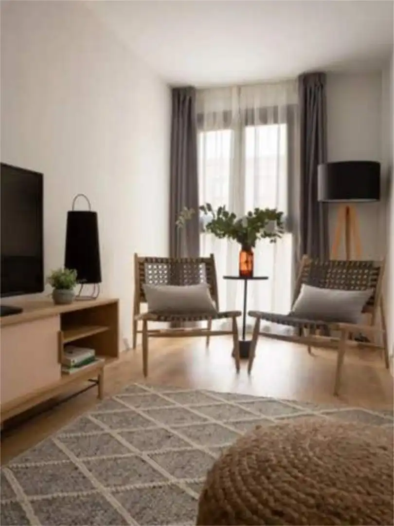 Flat for rent in Centro Histórico Living room of Flat for rent in Málaga with Heating, Private garden and Terrace