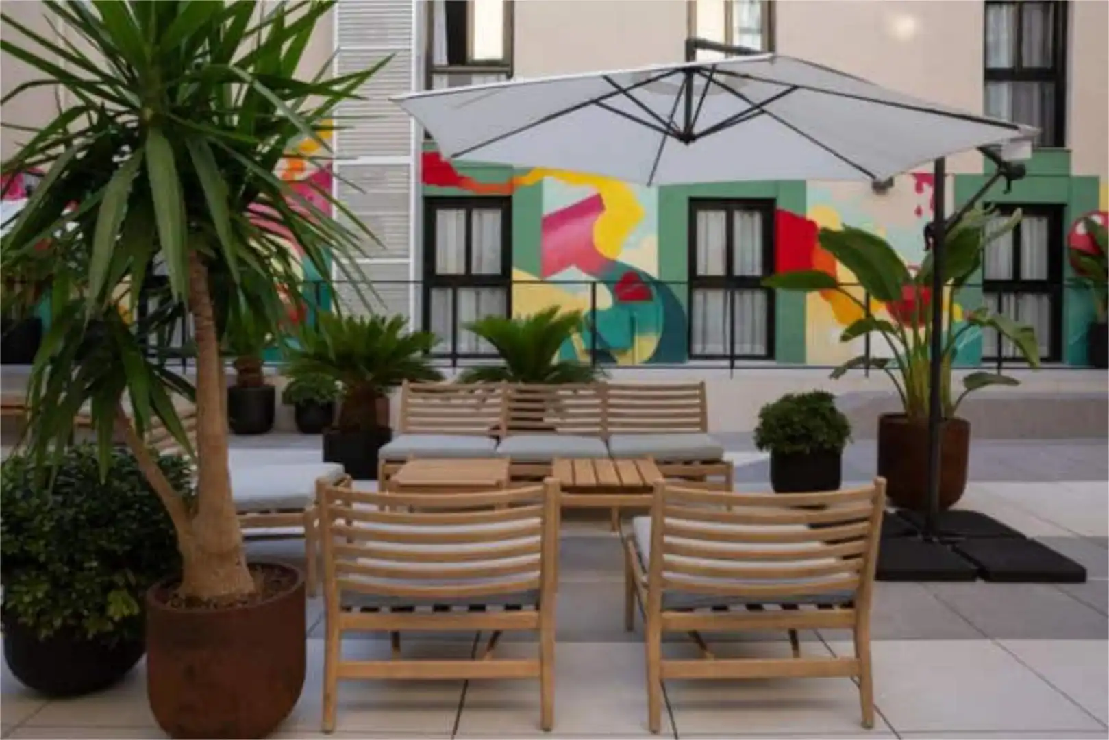 Flat for rent in Centro Histórico Terrace of Flat for rent in Málaga with Heating, Private garden and Terrace