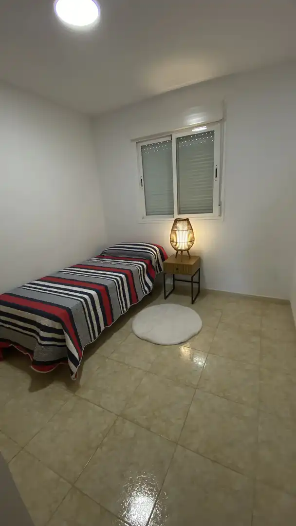 Flat for rent in Calle Miguel Rueda, 64, Aguadulce Norte Bedroom of Flat for rent in Roquetas de Mar with Air Conditioner, Heating and Private garden