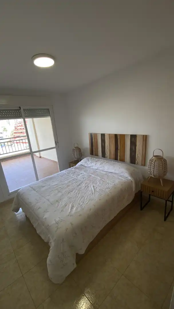 Flat for rent in Calle Miguel Rueda, 64, Aguadulce Norte Bedroom of Flat for rent in Roquetas de Mar with Air Conditioner, Heating and Private garden