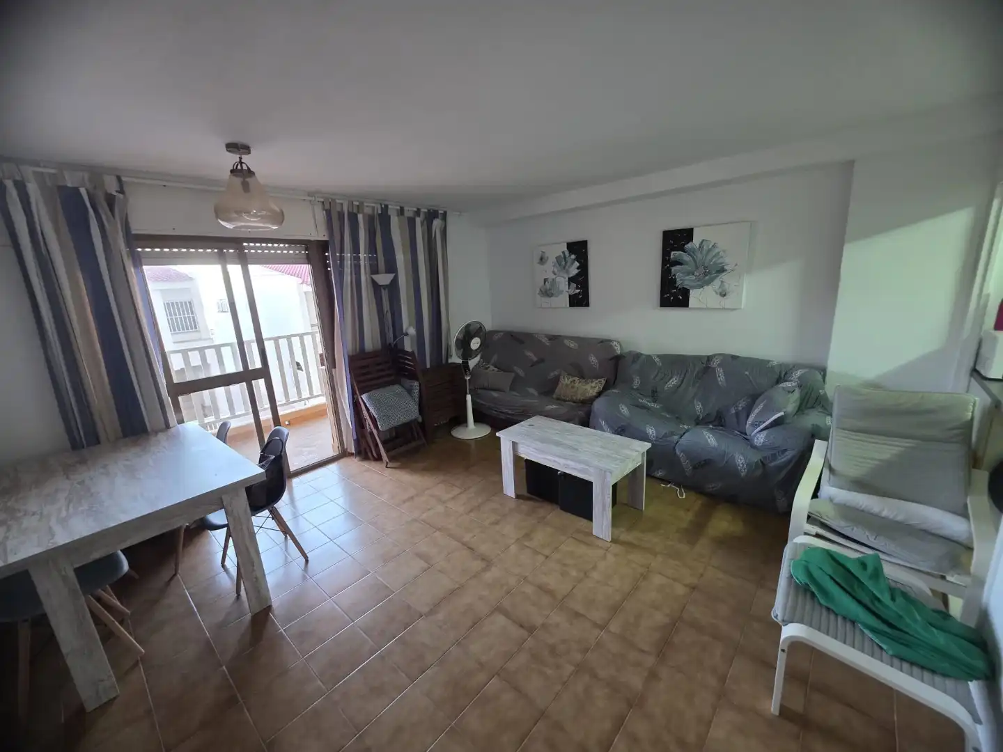 Living room of Flat for rent in La Manga del Mar Menor  with Air Conditioner, Furnished and Oven