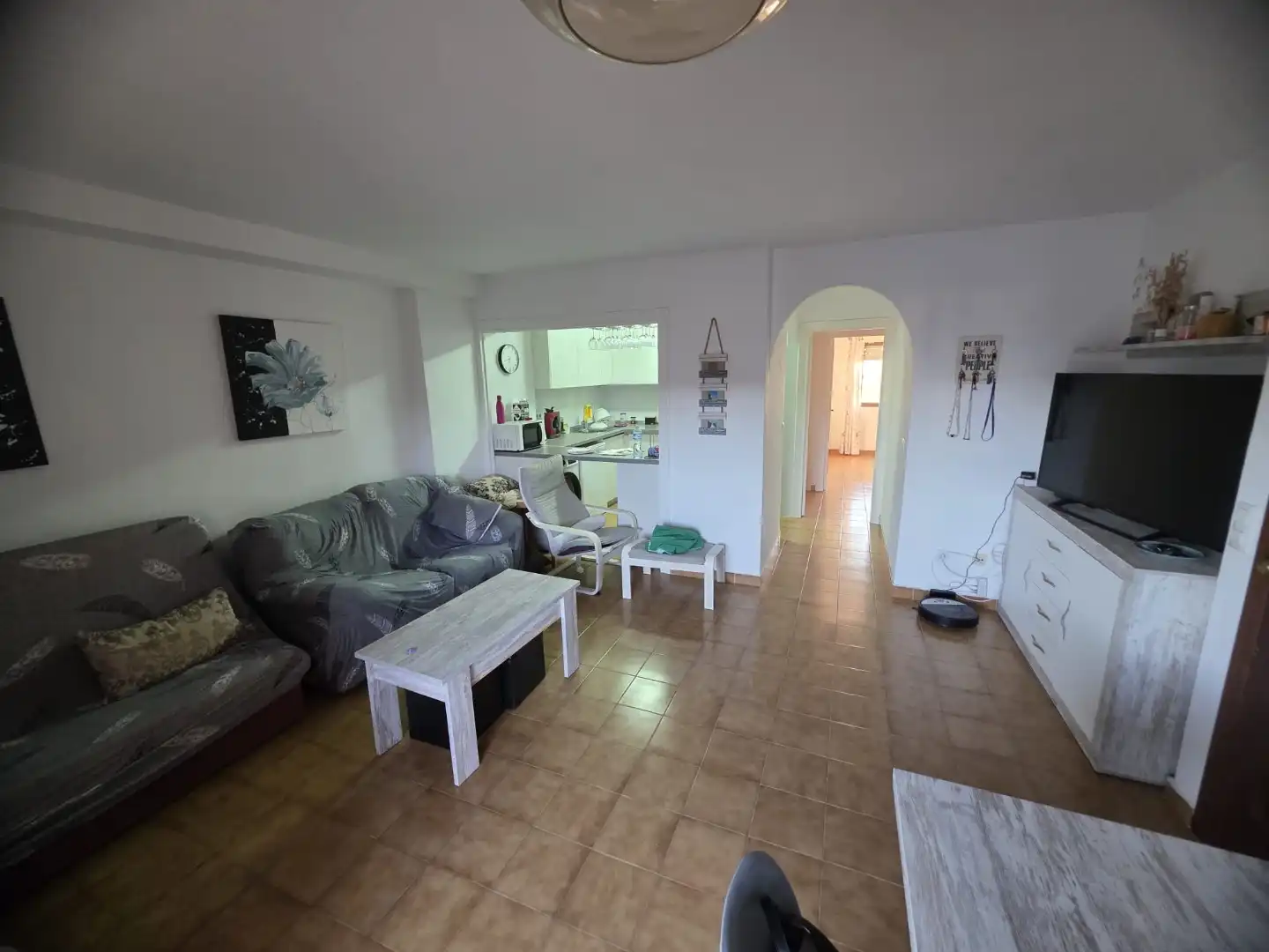 Living room of Flat for rent in La Manga del Mar Menor  with Air Conditioner, Furnished and Oven