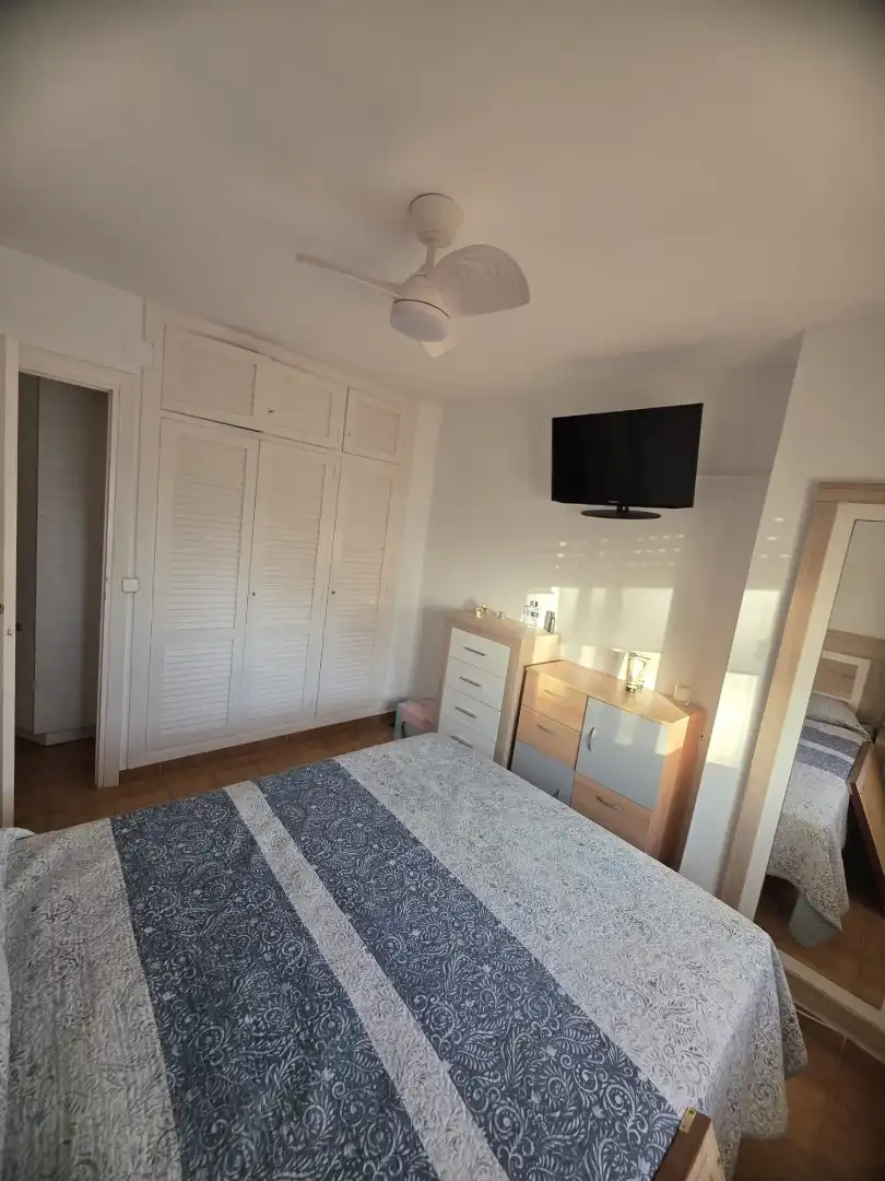 Bedroom of Flat for rent in La Manga del Mar Menor  with Air Conditioner, Furnished and Oven