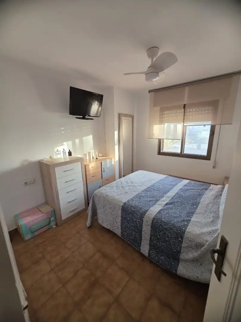 Bedroom of Flat for rent in La Manga del Mar Menor  with Air Conditioner, Furnished and Oven