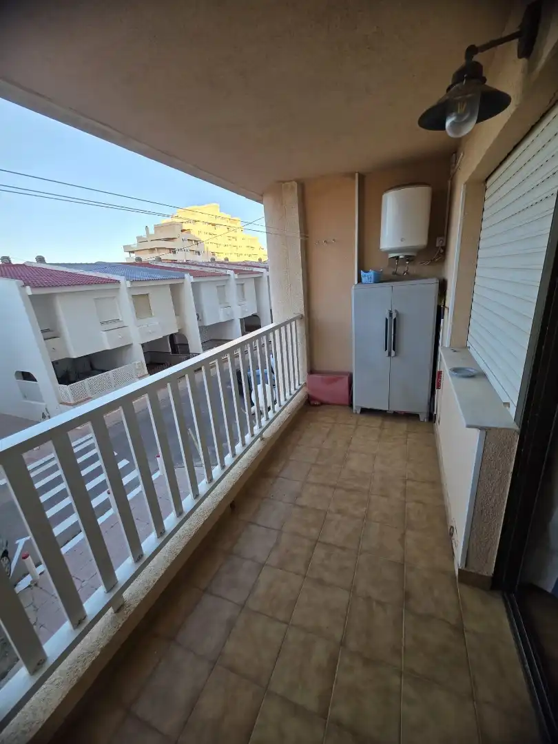 Balcony of Flat for rent in La Manga del Mar Menor  with Air Conditioner, Furnished and Oven