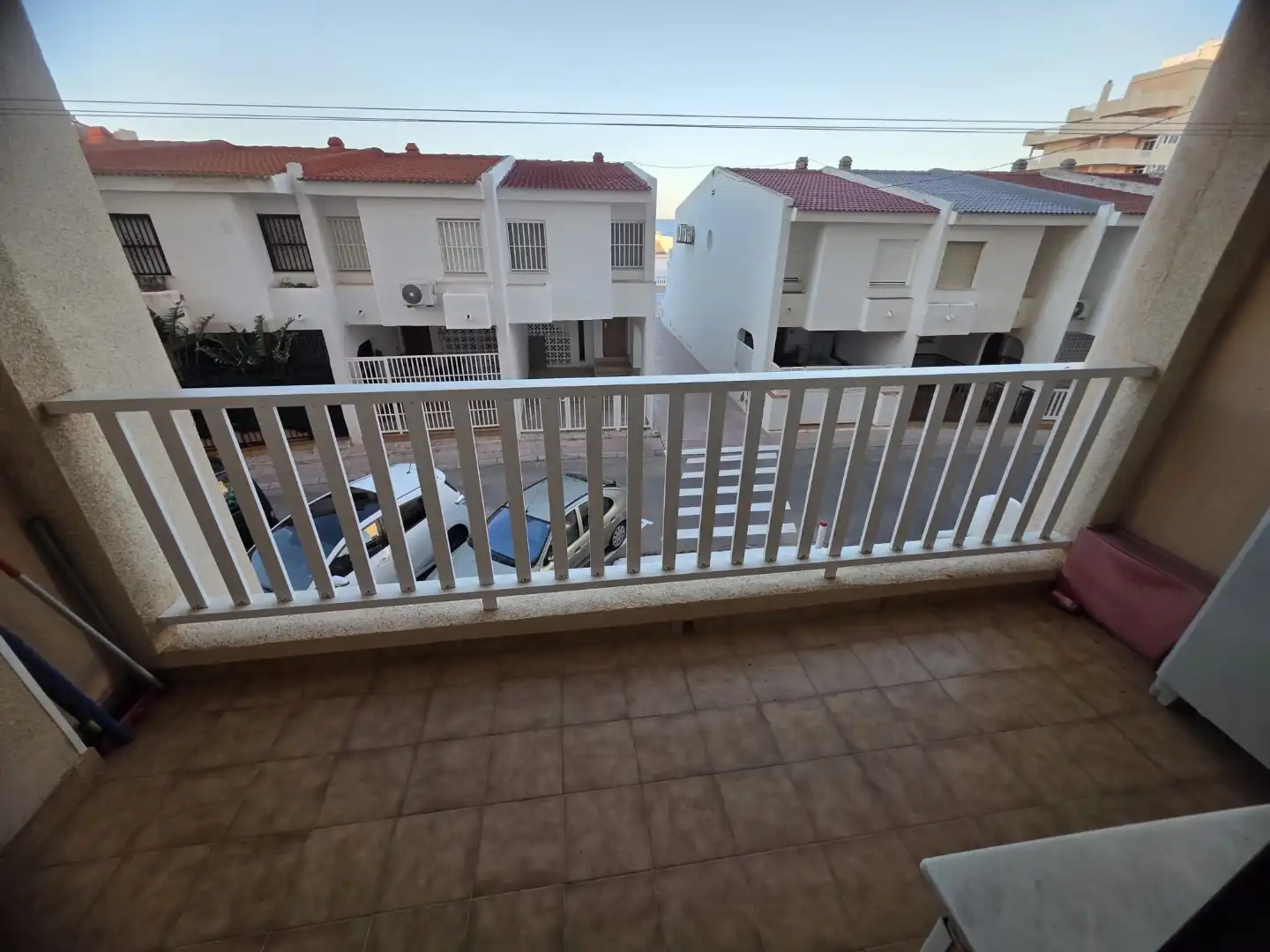 Balcony of Flat for rent in La Manga del Mar Menor  with Air Conditioner, Furnished and Oven