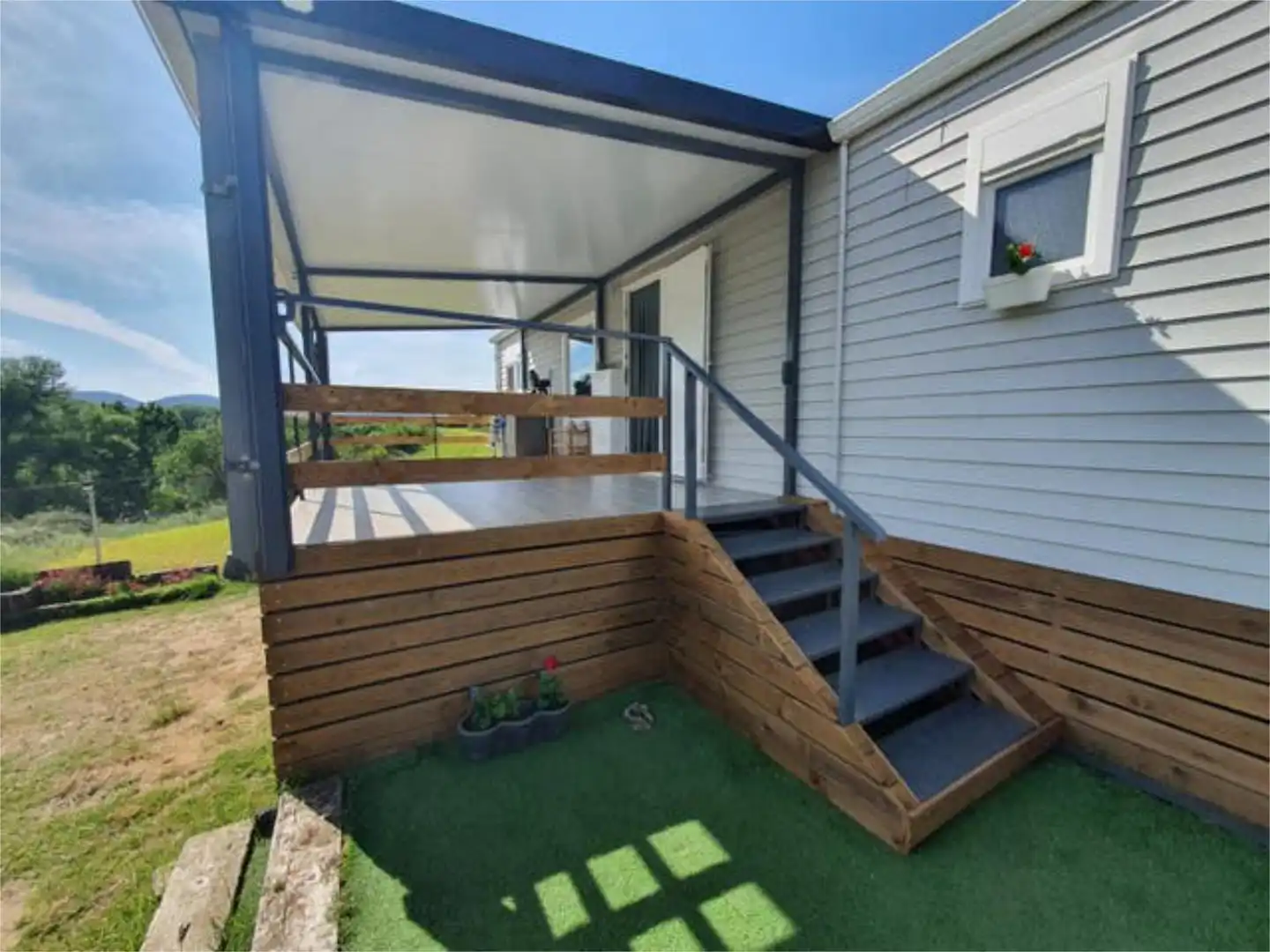 Terrace of Houses for sale in Frías  with Private garden, Terrace and Swimming Pool