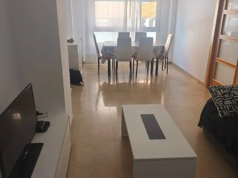 Dining room of Flat for rent in Almería  with Air Conditioner, Heating and Furnished
