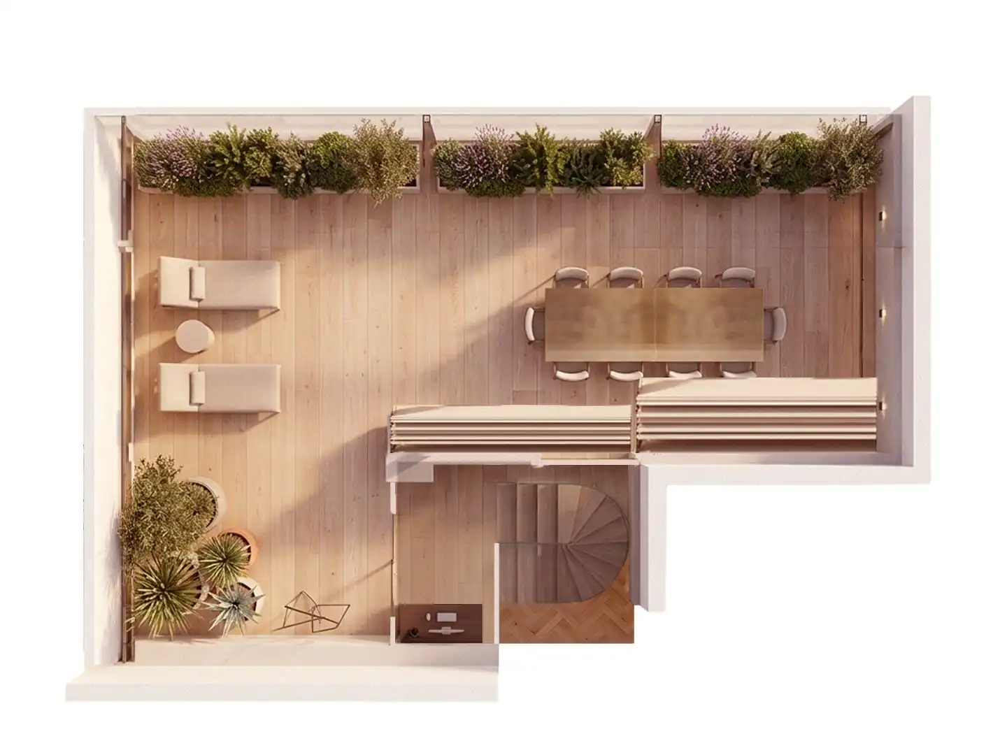 Ático en venta en Calle Camilo José Cela, 10, Parque Empresarial Terraza de Ático en venta en Las Rozas de Madrid con Aire acondicionado, Terraza y Piscina
